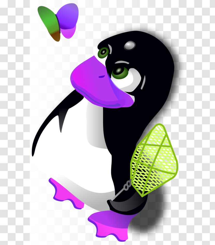 Tux Racer Penguin Bird Linux - Clips Transparent PNG