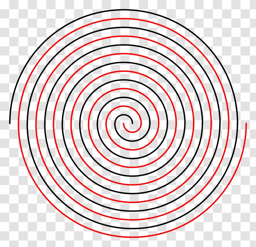 Archimedean Spiral Circle Line Clip Art - Point Transparent PNG