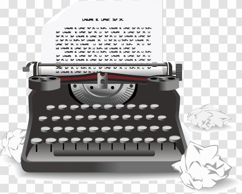 Paper Typewriter Clip Art - Brand Transparent PNG