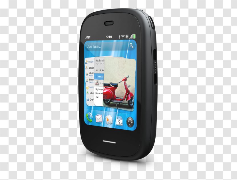 Palm Pixi Hewlett-Packard AT&T Mobility WebOS 4G - Feature Phone - Atatürk Transparent PNG