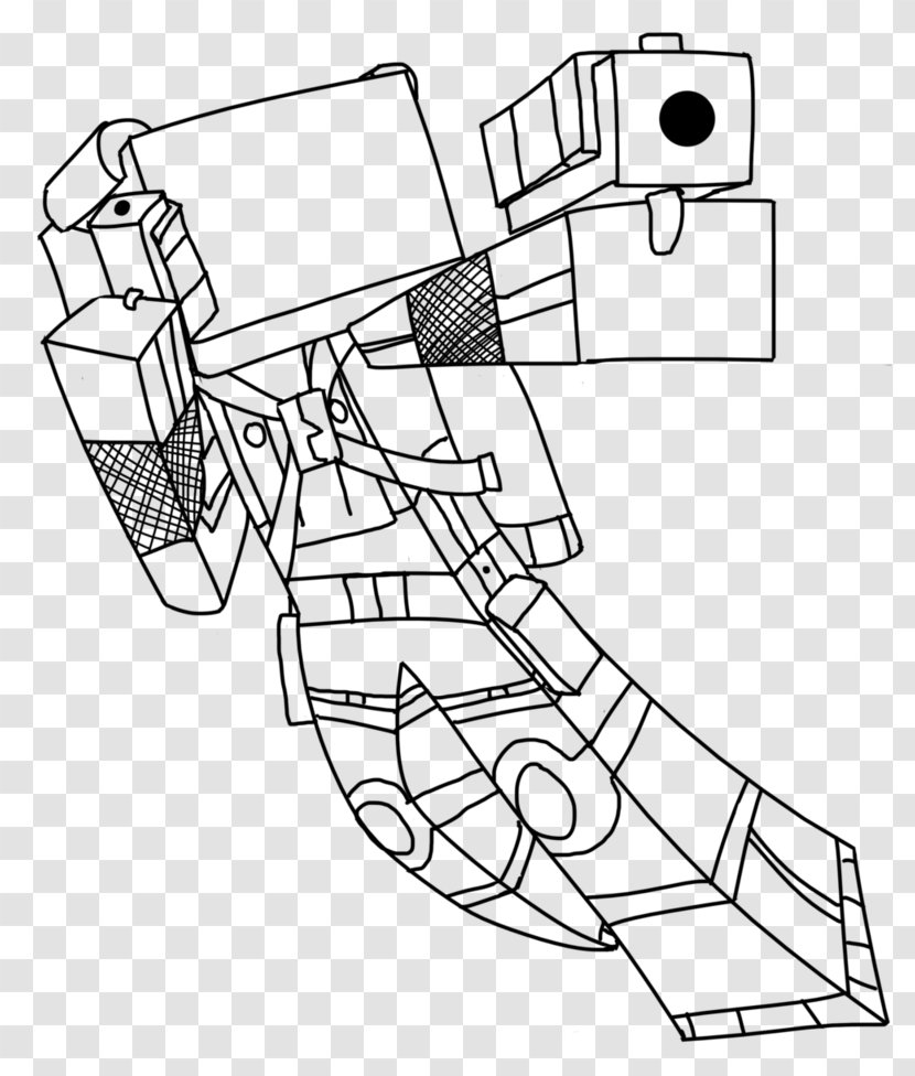 Minecraft: Story Mode - Black And White - Season Two Coloring Book HerobrineMinecraf Transparent PNG