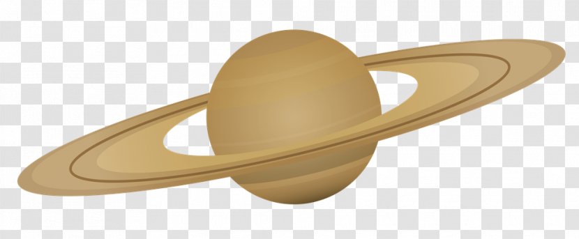 Rings Of Saturn Planet Clip Art - Beige - Cliparts Transparent PNG