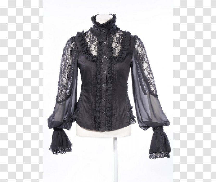 Victorian Era Steampunk Blouse Ruffle Gothic Fashion - Corset Transparent PNG
