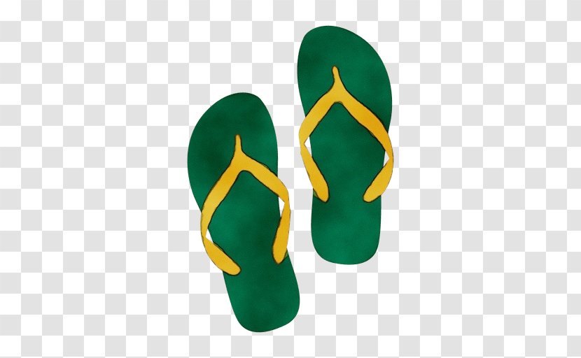 Brazil Flag - Watercolor - Shoe Yellow Transparent PNG