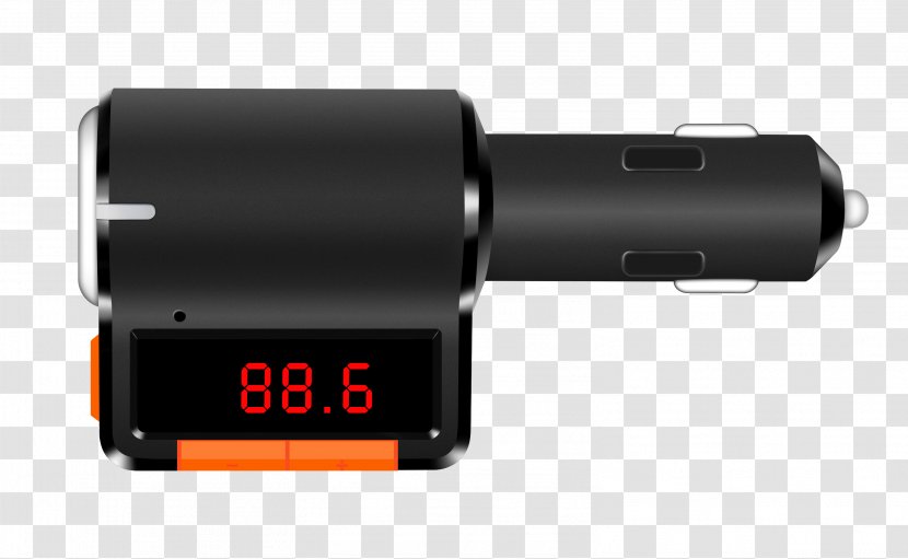 Car FM Transmitter Battery Charger Electronics Bluetooth Transparent PNG