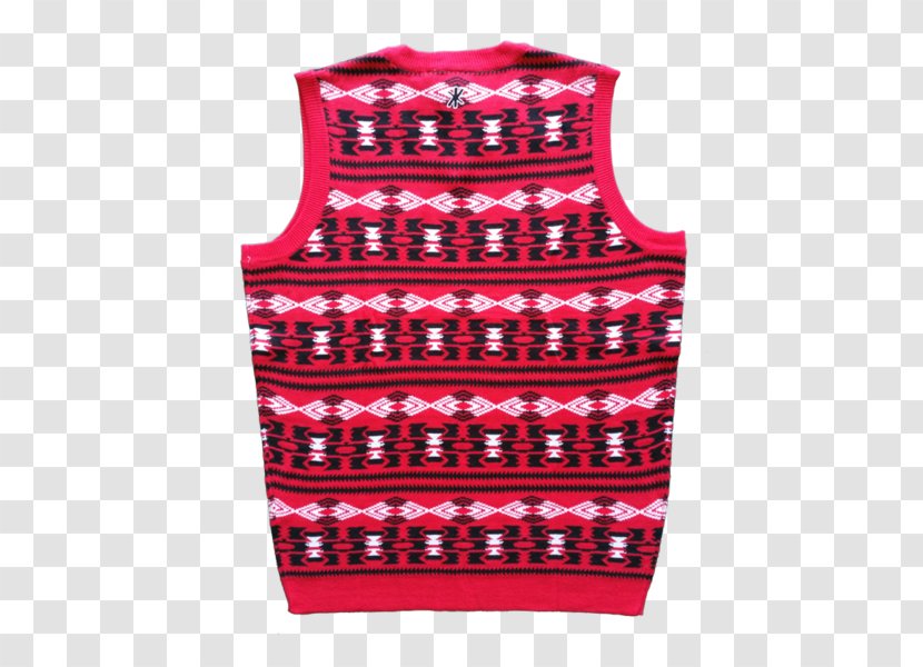 Gilets Sleeve Christmas Jumper Sweater Vest - Sleeveless Shirt - Chicago Blackhawks Transparent PNG