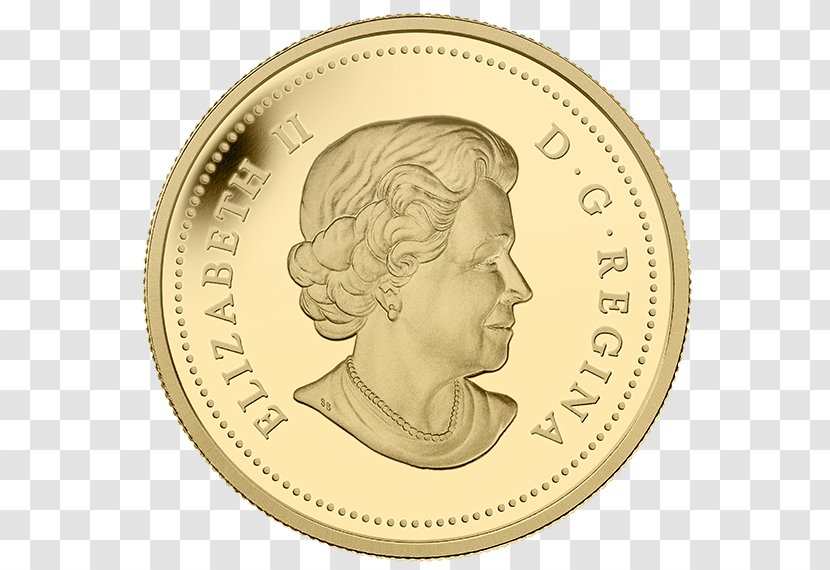 Perth Mint Canada Dollar Coin - Queen Elizabeth II Transparent PNG