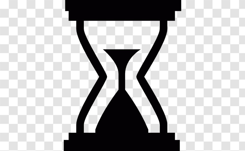 Hourglass History - Black And White - Reloj De Arena Transparent PNG
