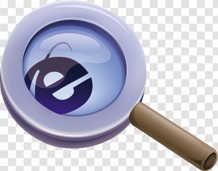 Magnifying Glass Search Engine - Dessin Animxe9 - Vector Element Transparent PNG