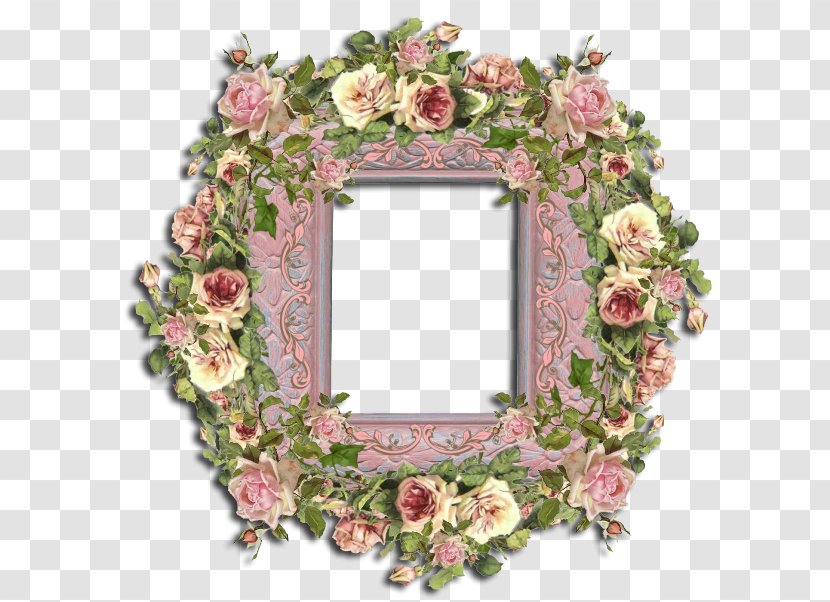 Floral Design Picture Frames Paper Wreath - Flower Arranging Transparent PNG