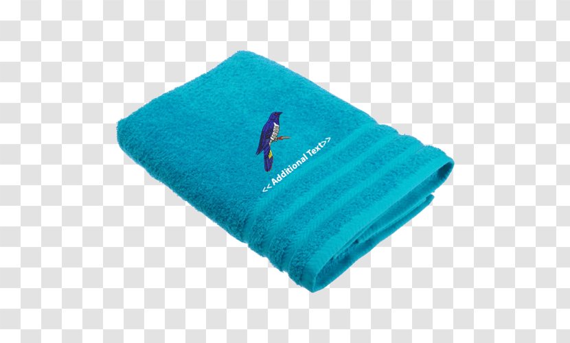 Towel Textile Diary Turquoise Teal - Monogrammed Towels Transparent PNG