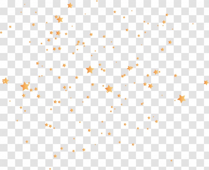 Angle Pattern - Symmetry - Vector Floating-painted Gold Stars Transparent PNG