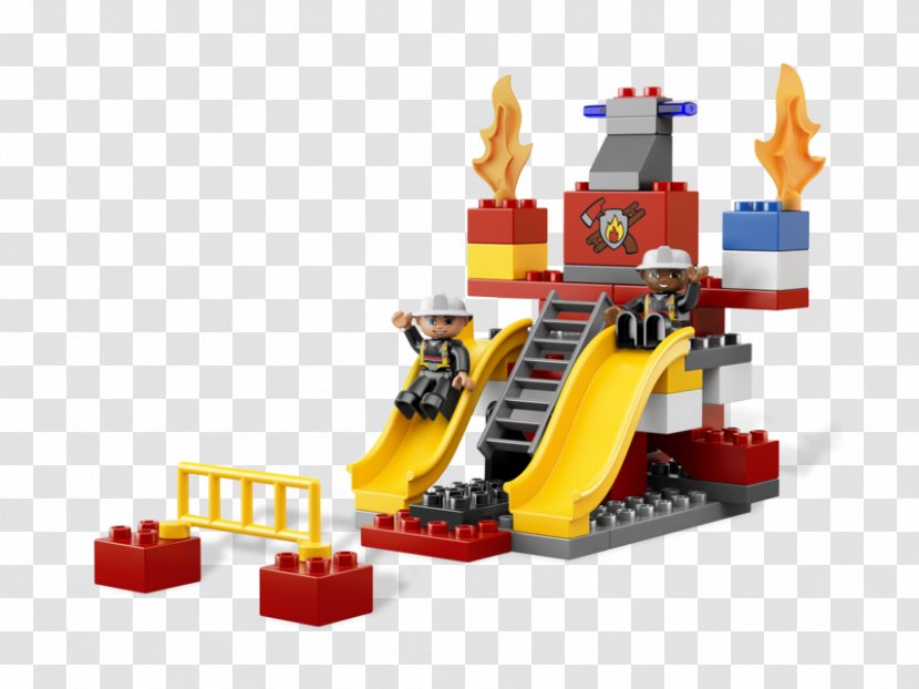 Lego Duplo Fire Station Firefighter Construction Set - Security Transparent PNG