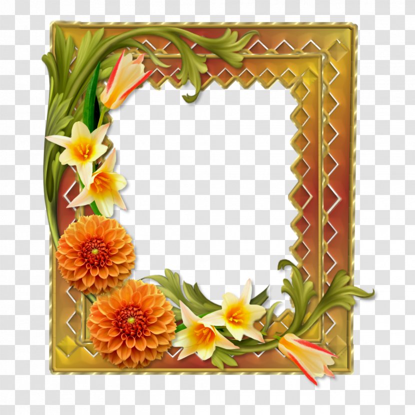Download Theme - Sunflower - Picture Frames Transparent PNG