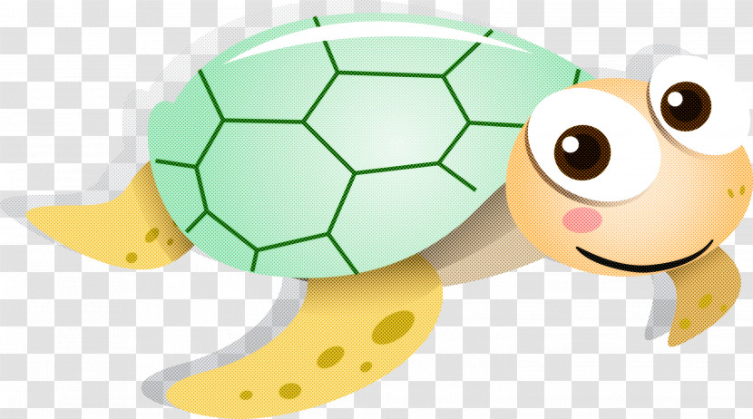 Tortoise Turtle Sea Turtle Green Cartoon Transparent PNG