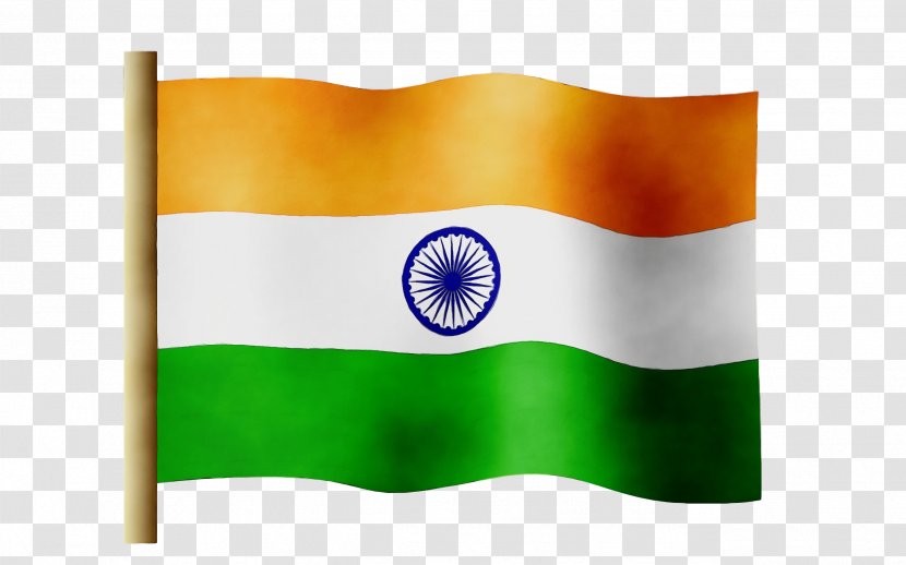 India Independence Day Green Background - National Flag - Logo Rectangle Transparent PNG