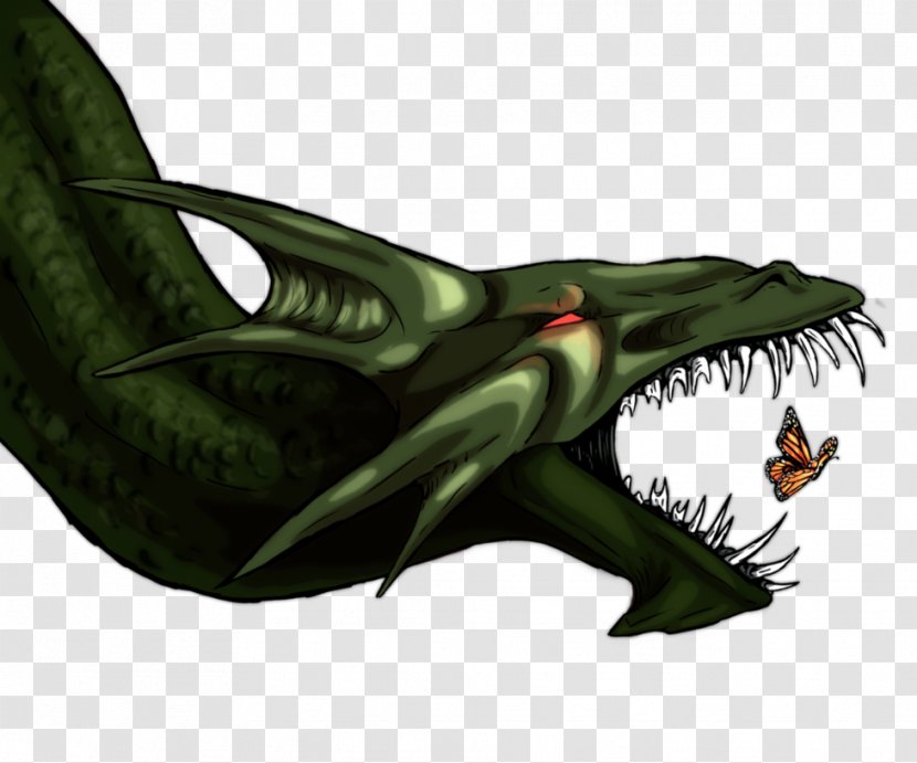 Shark Cartoon - Digital Art - Cryptid Mythical Creature Transparent PNG