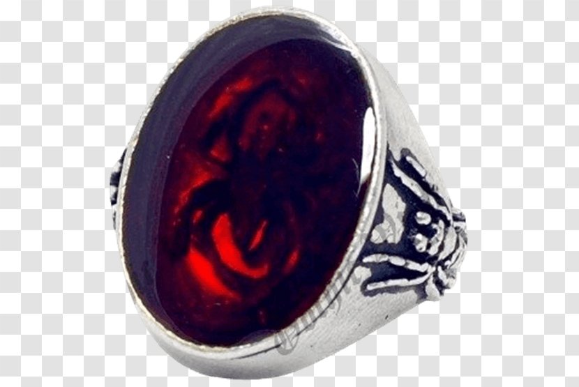 Body Jewellery Gemstone Ring Amber - Metal - Silver Transparent PNG