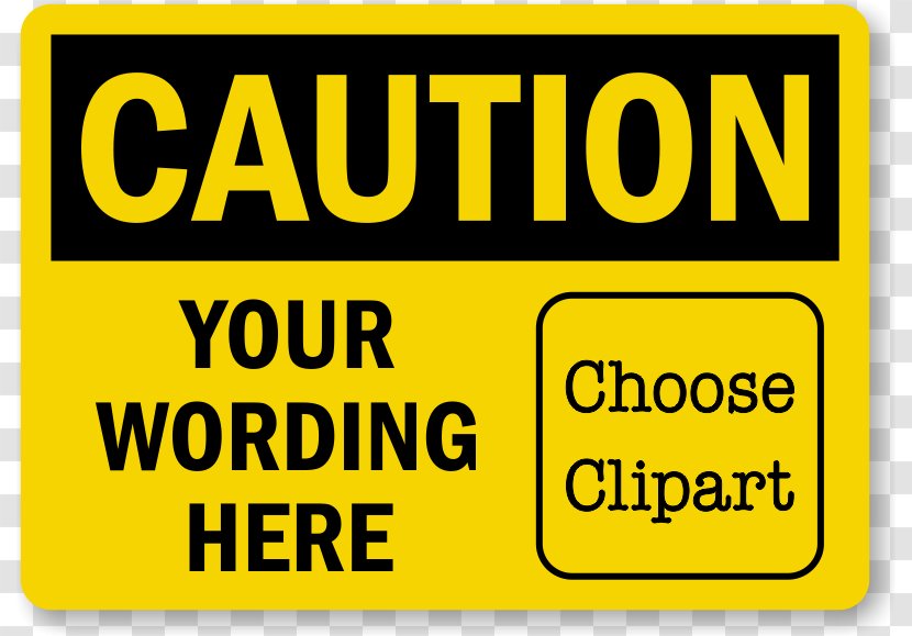 Warning Sign Occupational Safety And Health Administration Clip Art - Caution Cliparts Transparent PNG