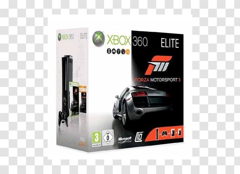 Xbox 360 Forza Motorsport 3 Video Game Consoles Microsoft - Brand Transparent PNG