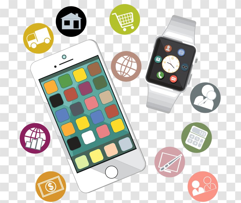Feature Phone Responsive Web Design Mobile Phones Smartwatch - Electronics Accessory - Android Transparent PNG