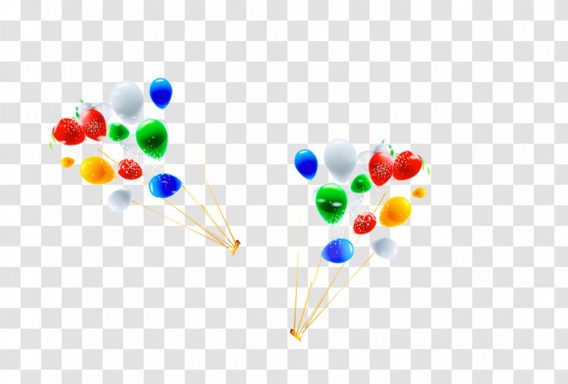 Balloon Color Drawing - Colored Balloons Transparent PNG