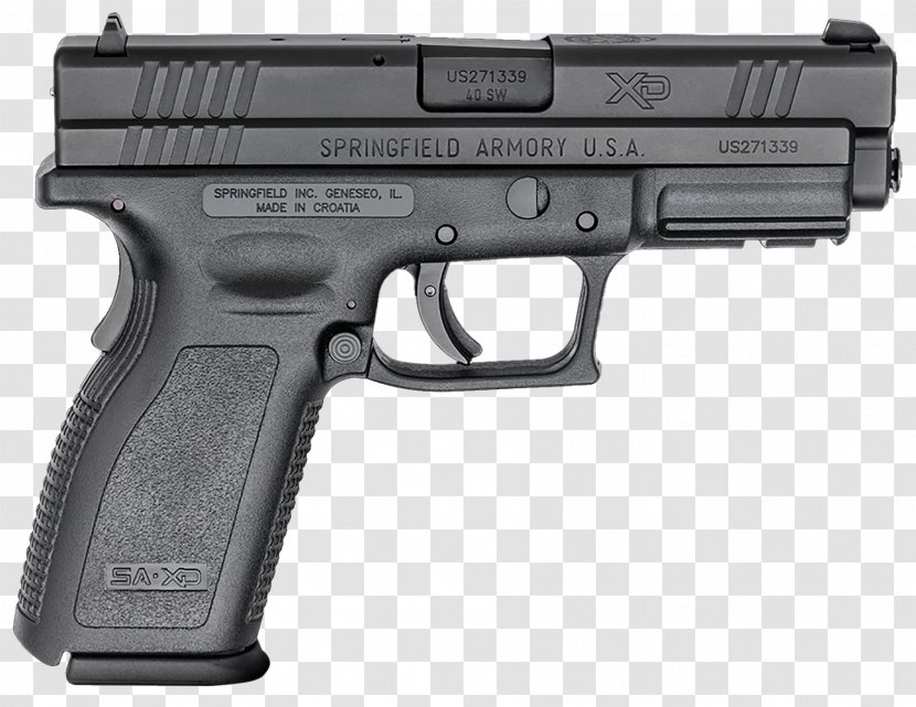 Springfield Armory HS2000 Pistol .40 S&W Firearm - Flower - Handgun Transparent PNG