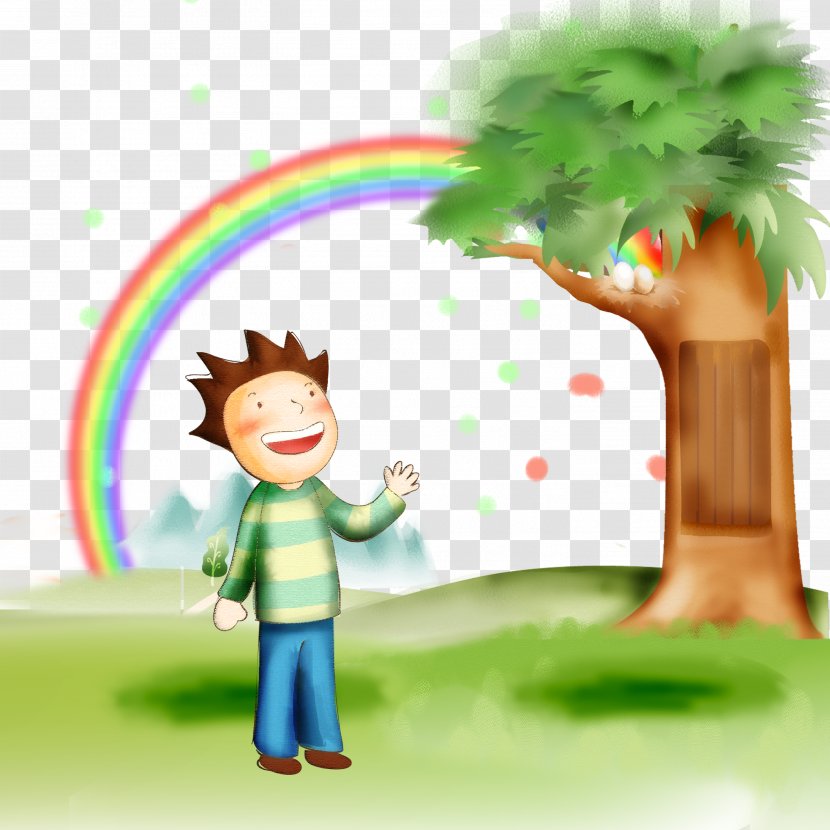 Rainbow Green Clip Art - Google Images - Casual Boy Transparent PNG