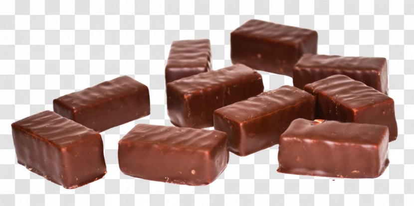 Fudge Praline Chocolate Bar Bonbon Transparent PNG
