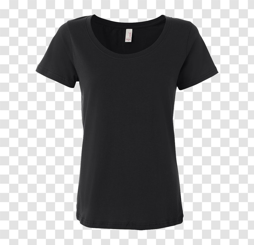 T-shirt Gildan Activewear Hoodie Sleeve Pocket - T Shirt - Scoop Neck Transparent PNG