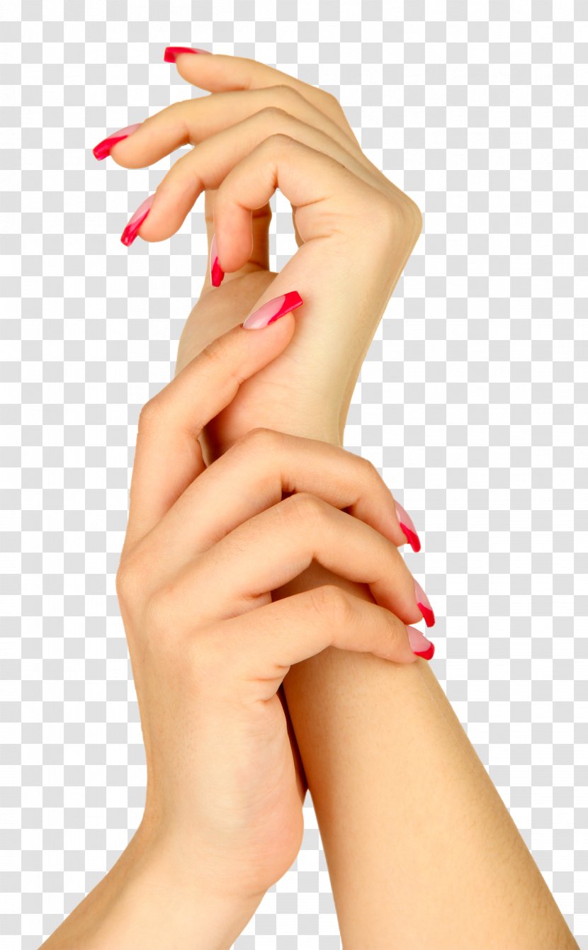 Nail Art Manicure Hand Model - Care - Leaflets Transparent PNG