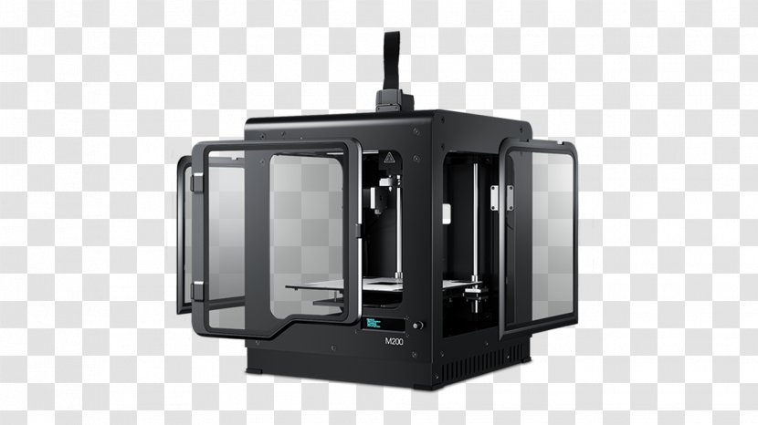 Zortrax M200 3D Printing Printer - 3d Computer Graphics - Glass Box Transparent PNG