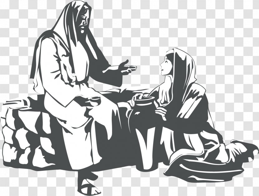 Bible Depiction Of Jesus Euclidean Vector Nativity - Silhouette - And The Greek Goddess Transparent PNG