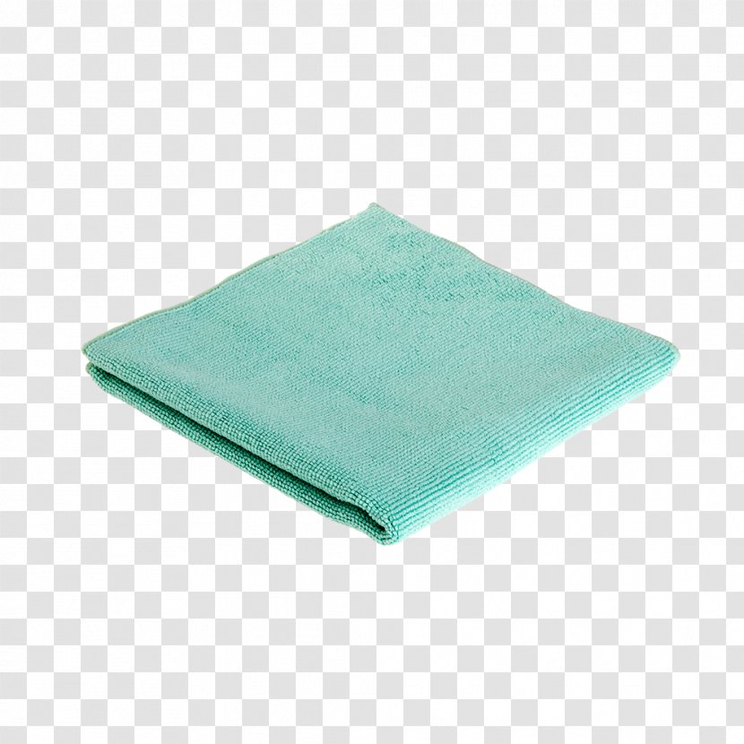 Textile Cleaning Microfiber Green Turquoise - CLEANING CLOTH Transparent PNG