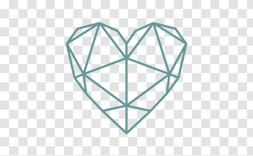 Geometry Heart Polygon Henna - Flower - Frame Transparent PNG