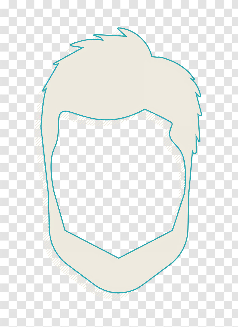 Beard Icon Hairstyle Icon Beauty And Salon Icon Transparent PNG