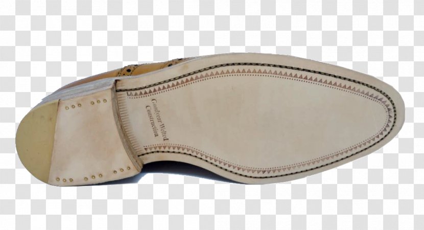 Leather Shoe Beige - Walking - Brogue Transparent PNG