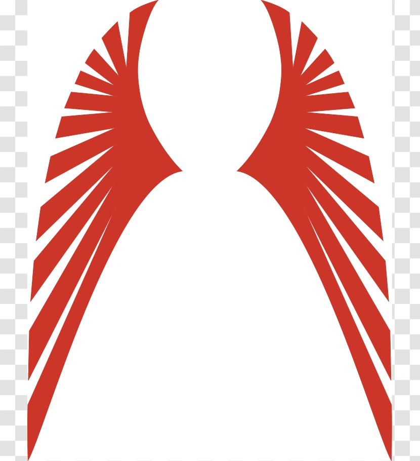 Royalty-free Logo Clip Art - Red - Free Vector Angel Wings Transparent PNG
