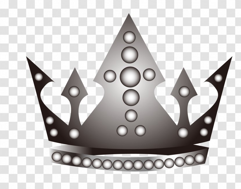 Crown Silver - Vector Transparent PNG