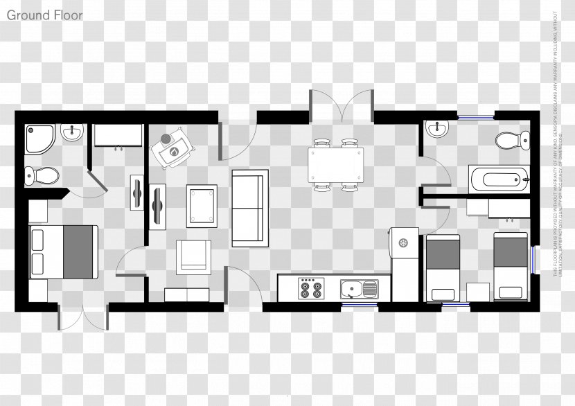 Floor Plan Architecture Square Meter Brand - Black And White - Organization Transparent PNG
