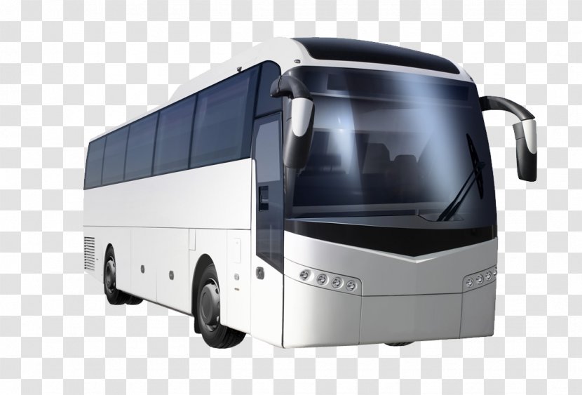 Airport Bus Car Coach Minibus - Driving Transparent PNG