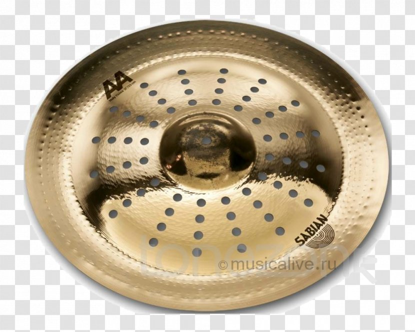 China Cymbal Sabian Drummer - Flower - Percussion Transparent PNG