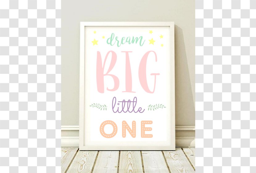 Poster Nursery Child House Room - Picture Frame - Dream Transparent PNG