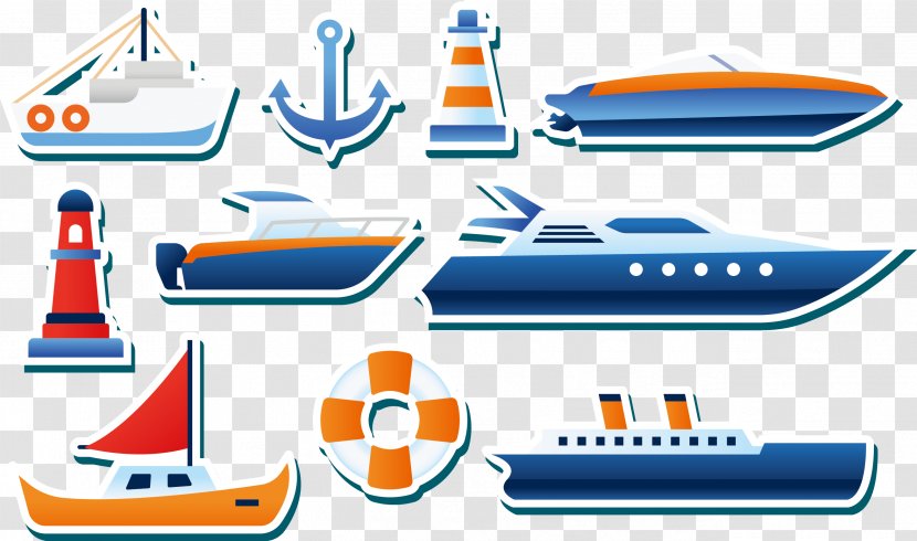 Yacht Euclidean Vector Sticker Clip Art - Ship Transparent PNG