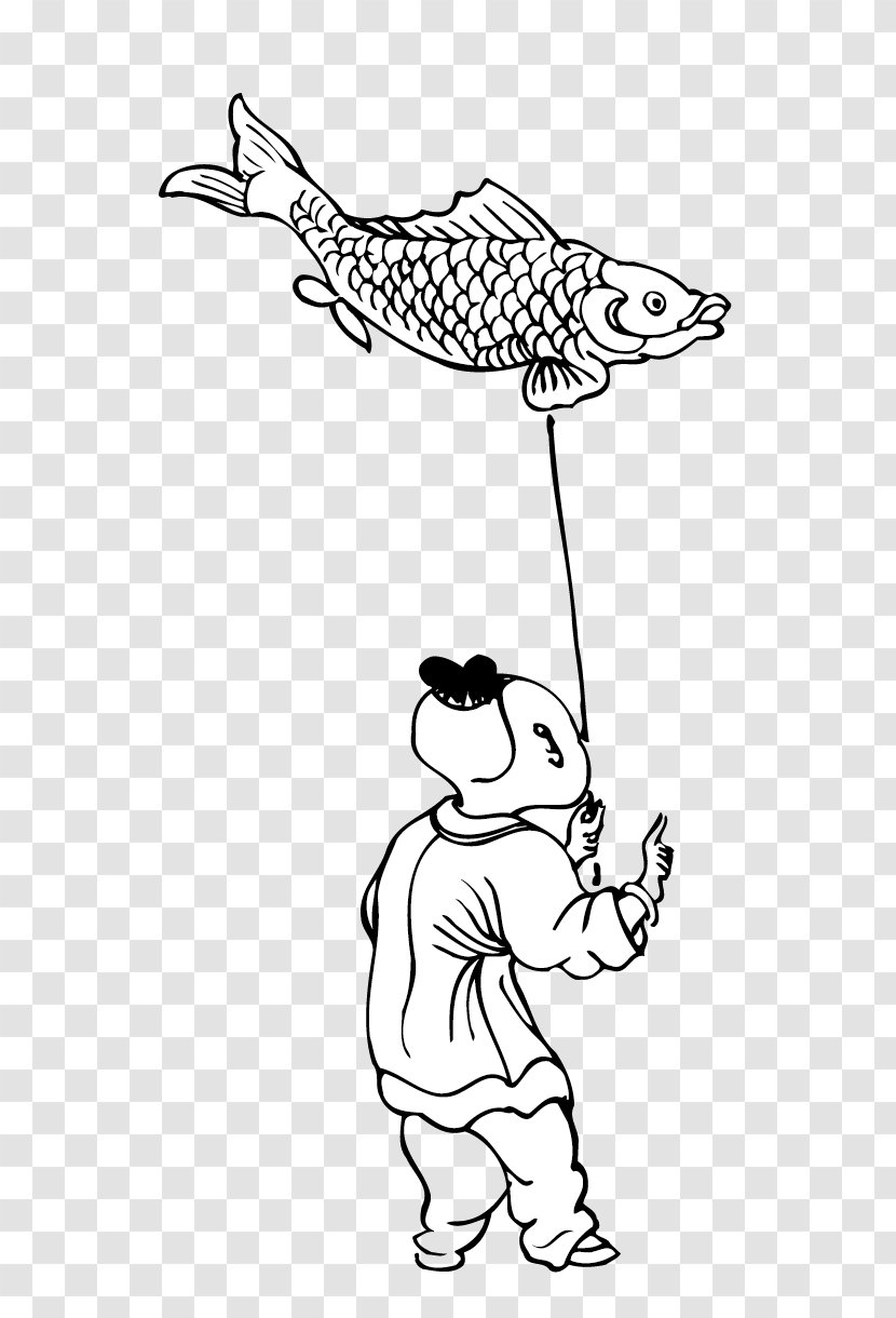 Kite Clip Art - Hand - Fish Transparent PNG