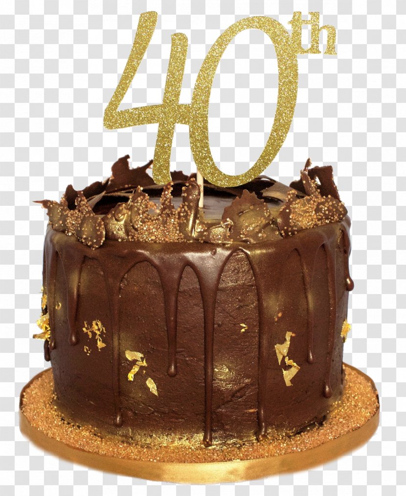 Chocolate Cake Dripping Birthday Sachertorte Ganache - Drip Transparent PNG