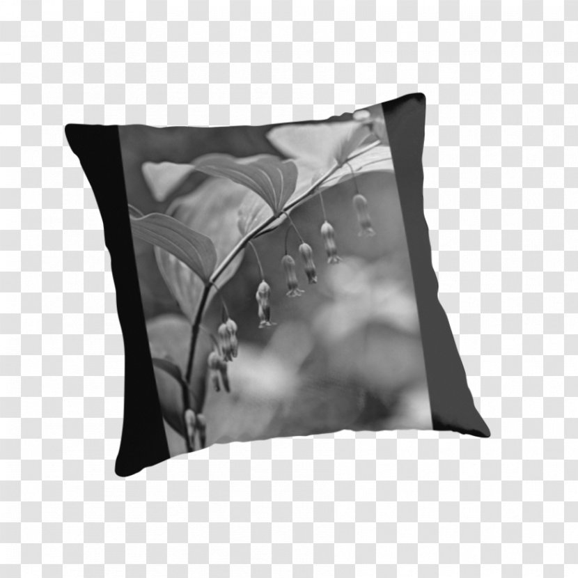 Throw Pillows Cushion White - Polygonatum Transparent PNG