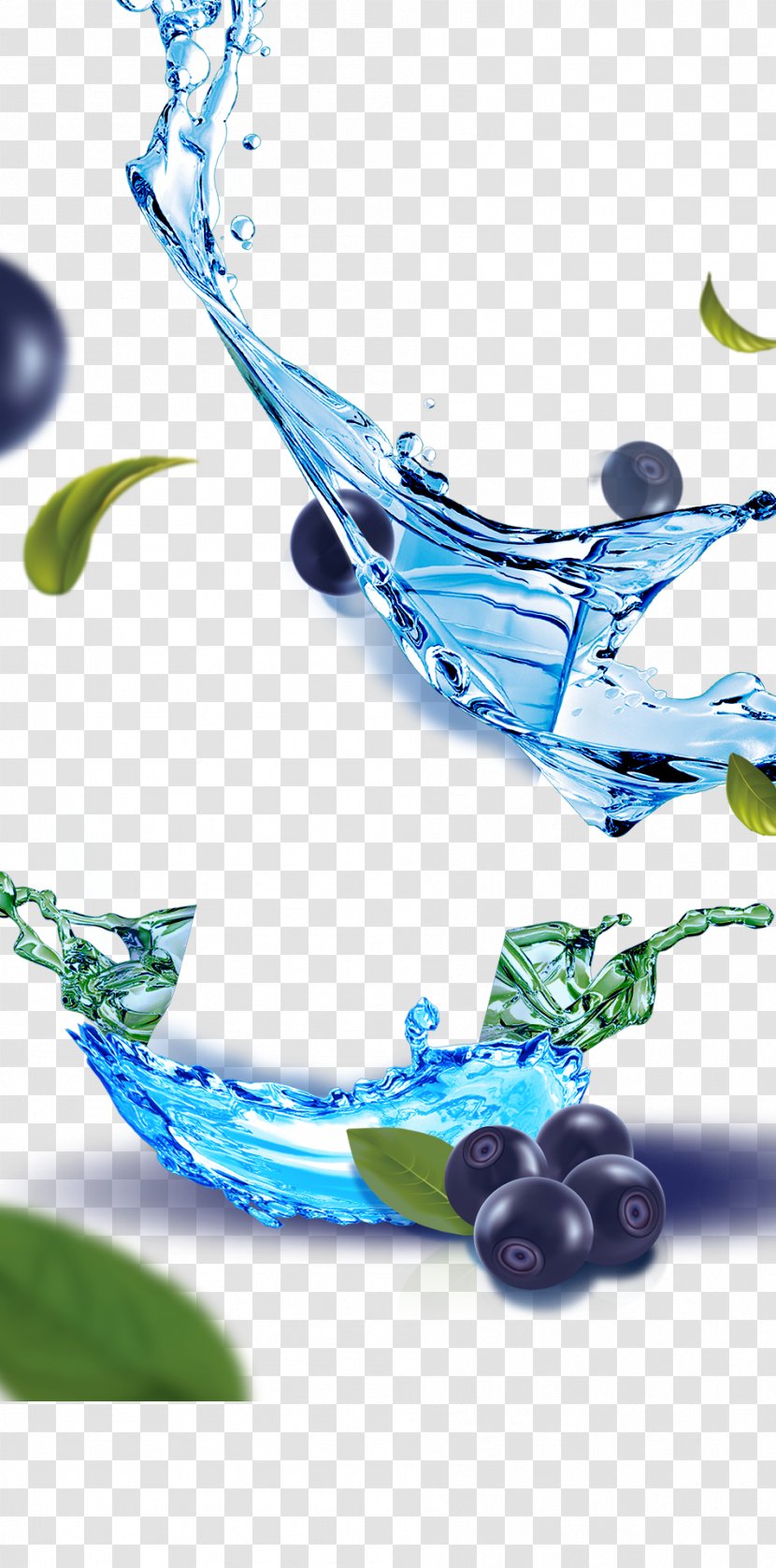Ramune Tart Blueberry Carbonated Drink - Fruit - Icy Blueberries Transparent PNG