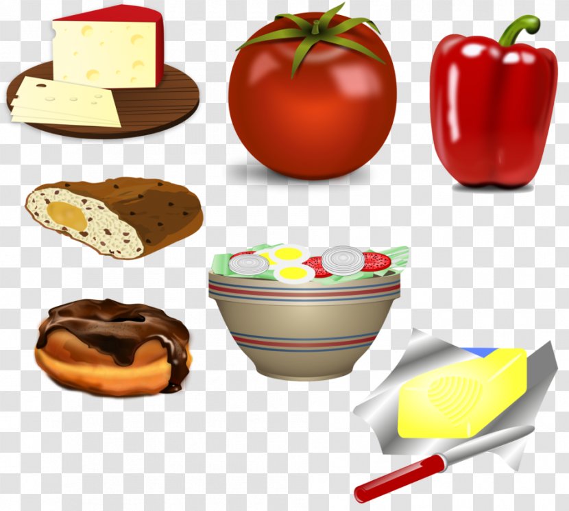 Diet Food Fast Junk Vegetarian Cuisine - Pastry Vector Design Material Transparent PNG