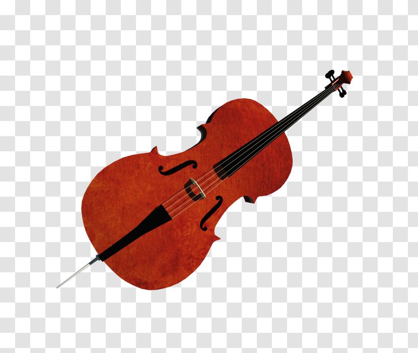 Violin Family Cello Musical Styles - Silhouette Transparent PNG